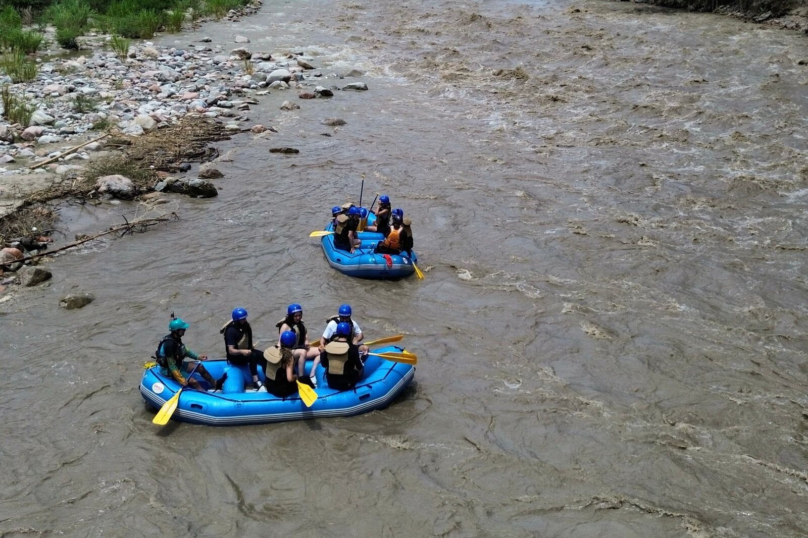 Río Mendoza, temporada alta